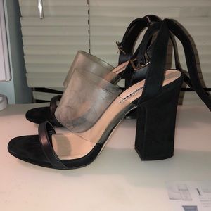 Karl Lagerfeld Shoes - Black Chunky Heels Karl Lagerfeld Shoes - Black Chunky Heels